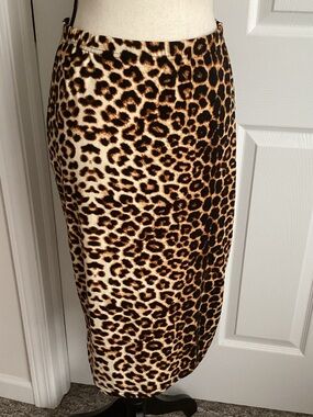 animal print pencil skirt